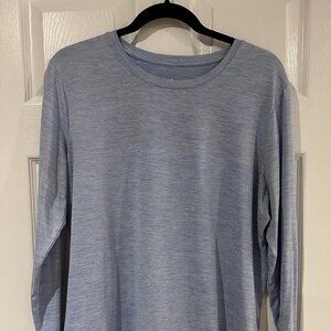Women's Long-Sleeve Crew Neck Tee, DRY-LUX Hyba, Size XL